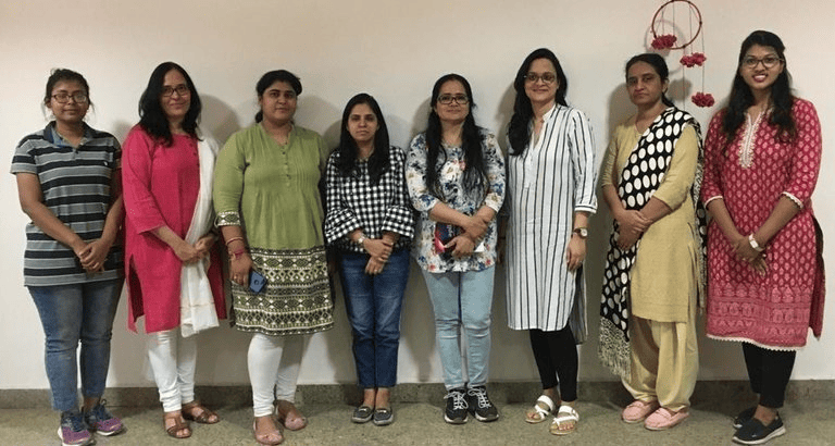 Women in a training workshop